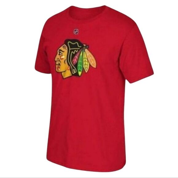 REEBOK CHICAGO BLACKHAWKS PATRICK SHARP TEE SHIRT SIZE XLMT05 - Picture 1 of 2